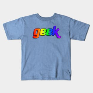 Geek Rainbow Pride Kids T-Shirt